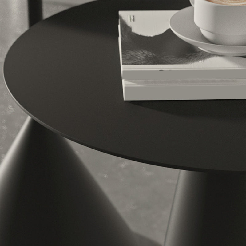 Pedestal Cocktail Table Set Mid-Century Metal Round Coffee Table