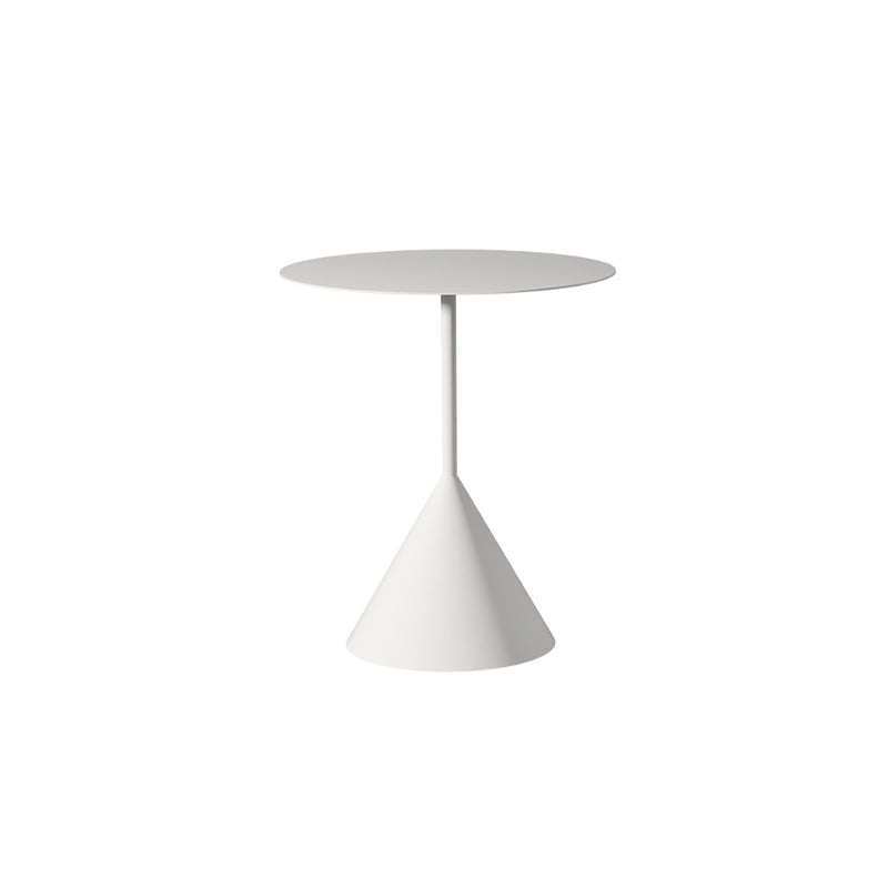 Pedestal Cocktail Table Set Mid-Century Metal Round Coffee Table