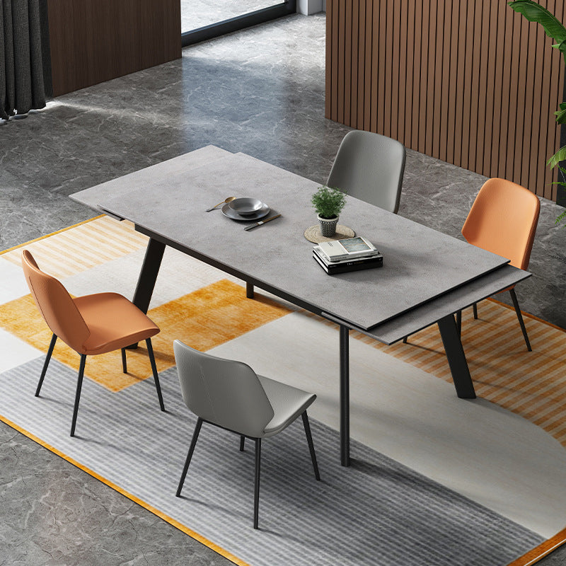 Rectangle Dining Table Modern Extendable Dining Table for Dining Room