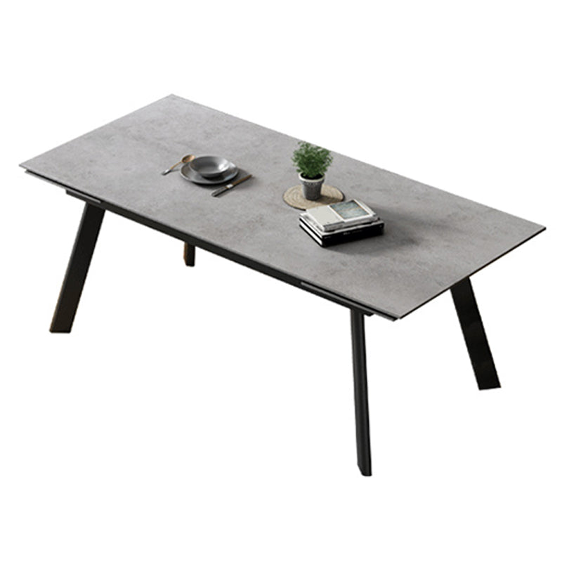 Rectangle Dining Table Modern Extendable Dining Table for Dining Room