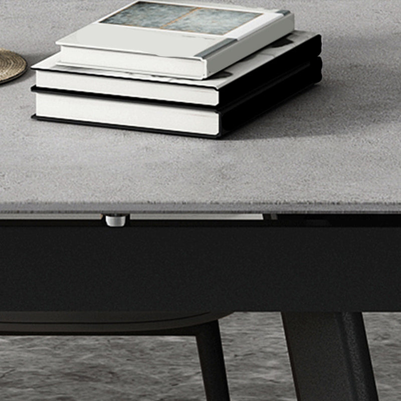 Rectangle Dining Table Modern Extendable Dining Table for Dining Room