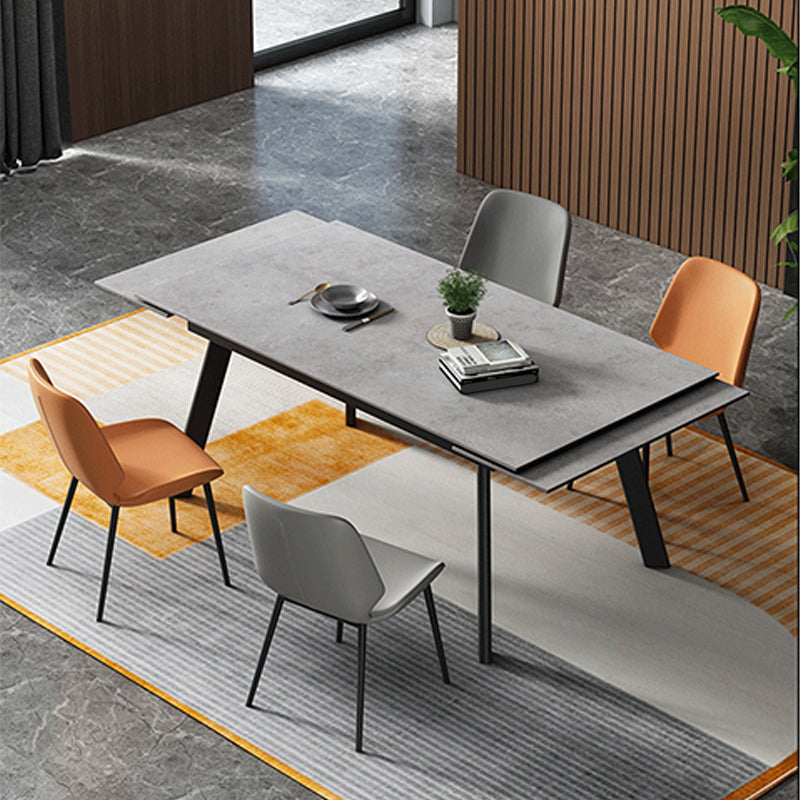 Rectangle Dining Table Modern Extendable Dining Table for Dining Room
