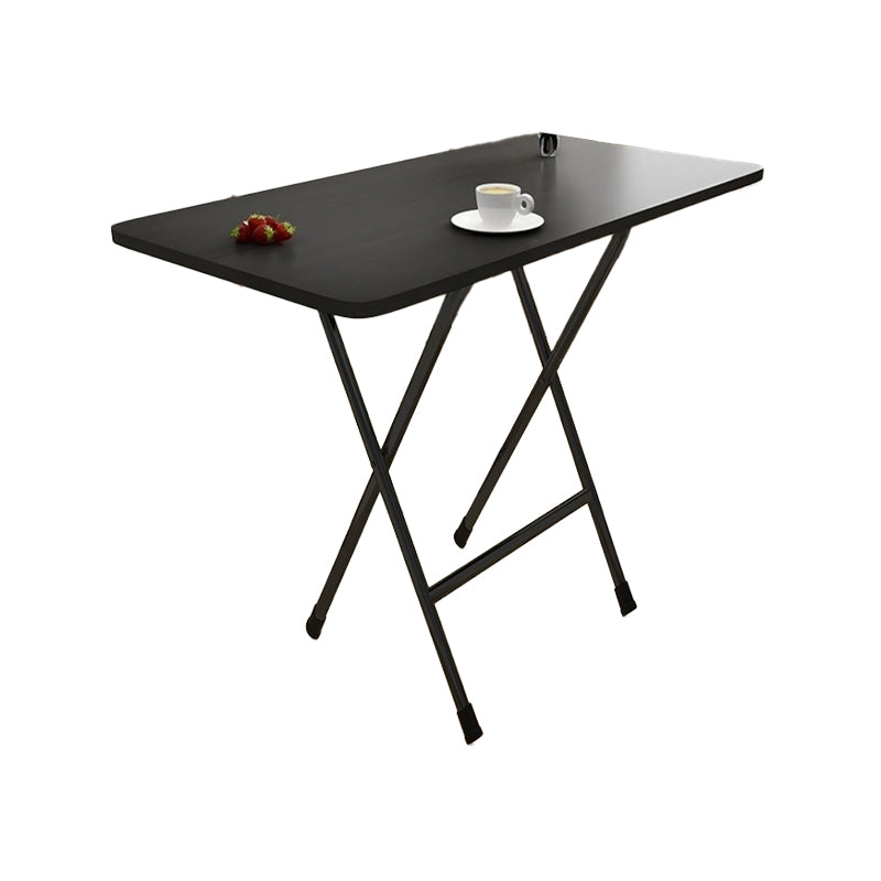 Simplicity Style Rectangle Dining Table Wooden Folding Kitchen Table