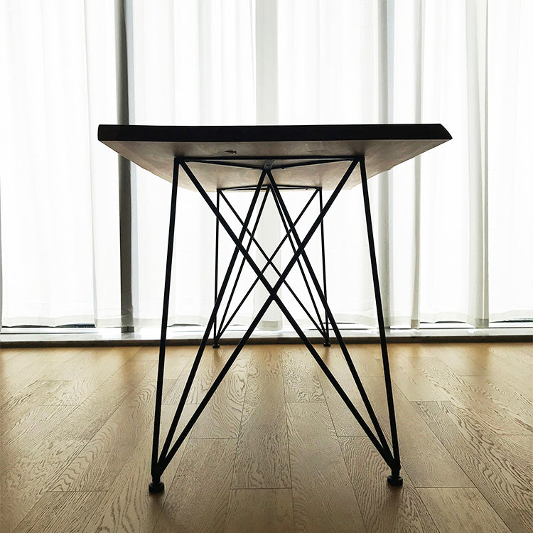 Wooden Table Industrial Style Simple Family Rectangular Dining Table