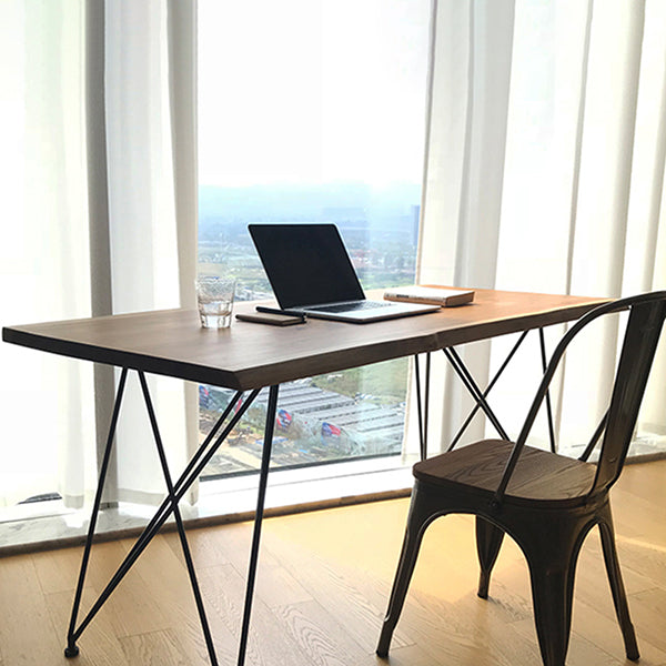 Wooden Table Industrial Style Simple Family Rectangular Dining Table