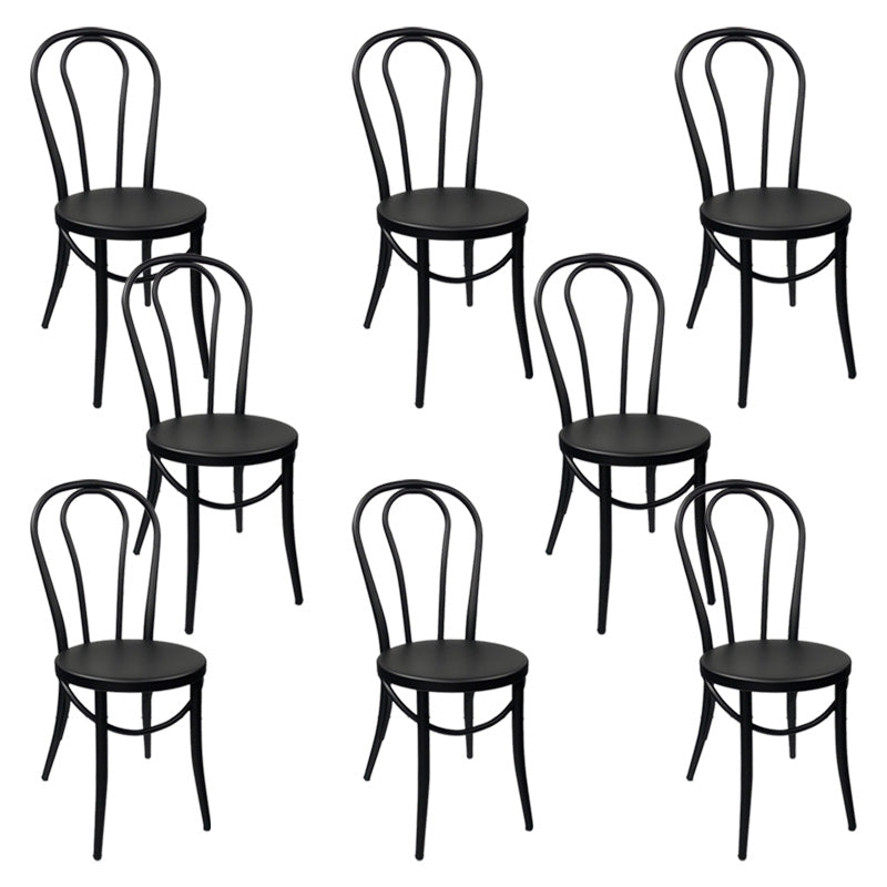 Industrial Kitchen Dining Side Chair Open Back Dining Side Chair