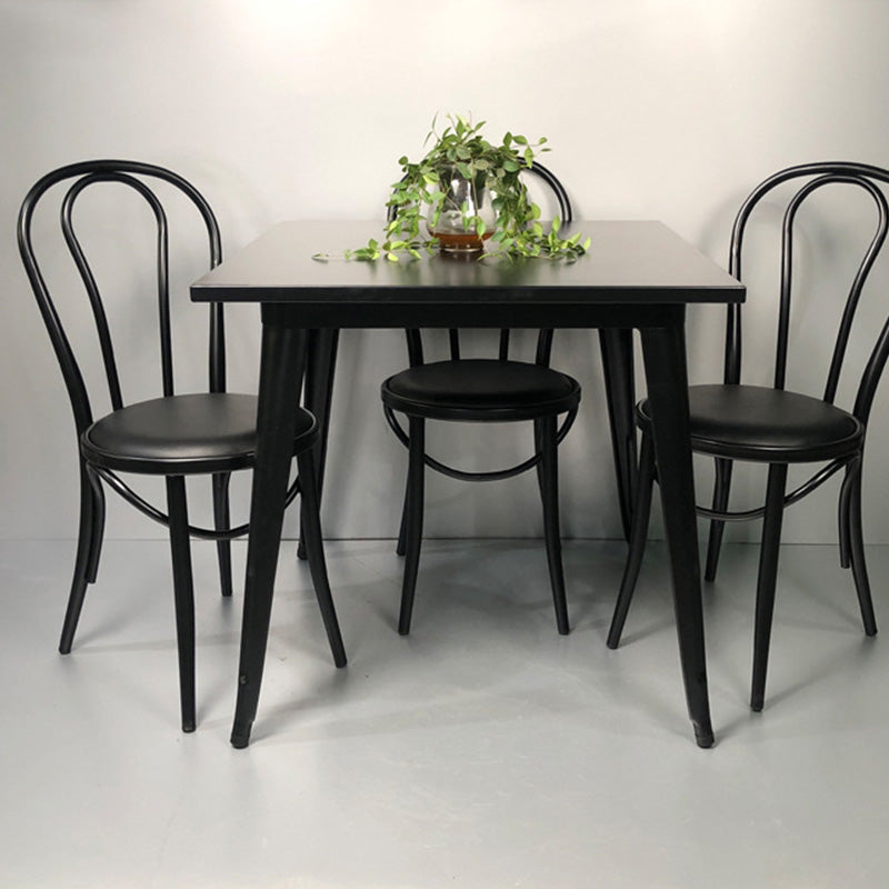 Industrial Kitchen Dining Side Chair Open Back Dining Side Chair