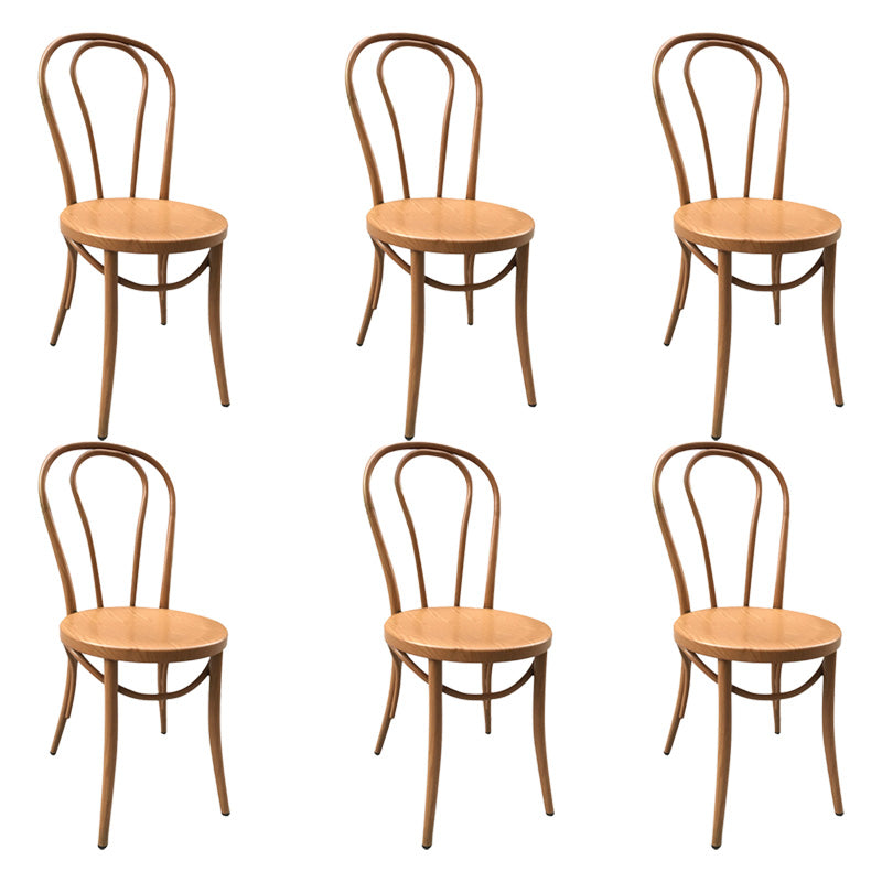 Industrial Kitchen Dining Side Chair Open Back Dining Side Chair