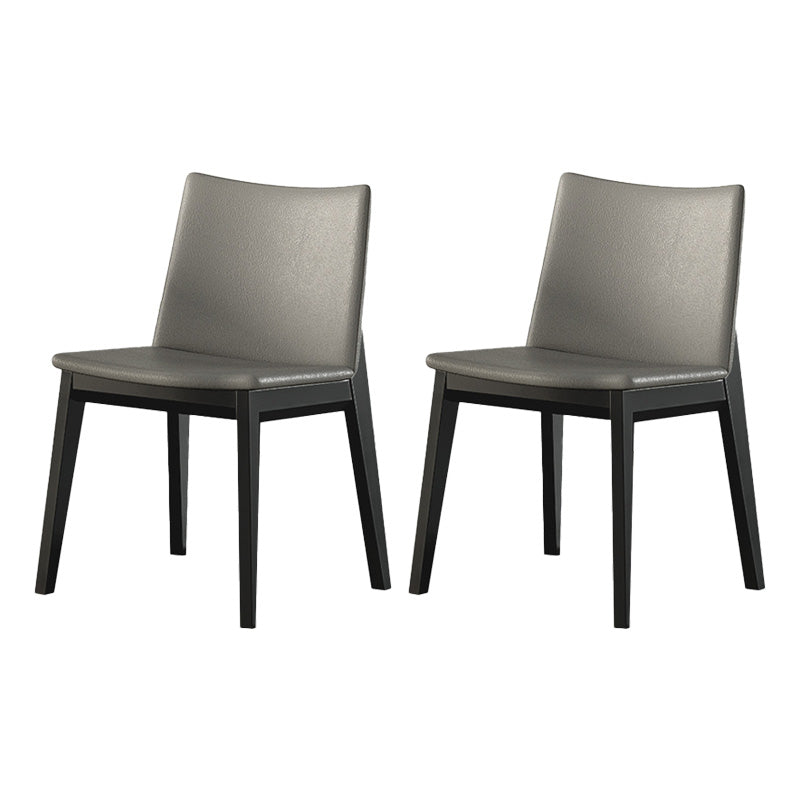 Traditional Style Chair Wood Solid Back Dining Room Chair for Dining Room