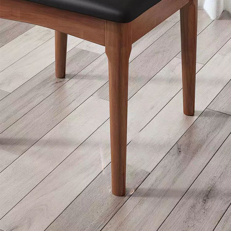 Open Back Side Chair Wood Industrial Dining Room Chair for Kitchen