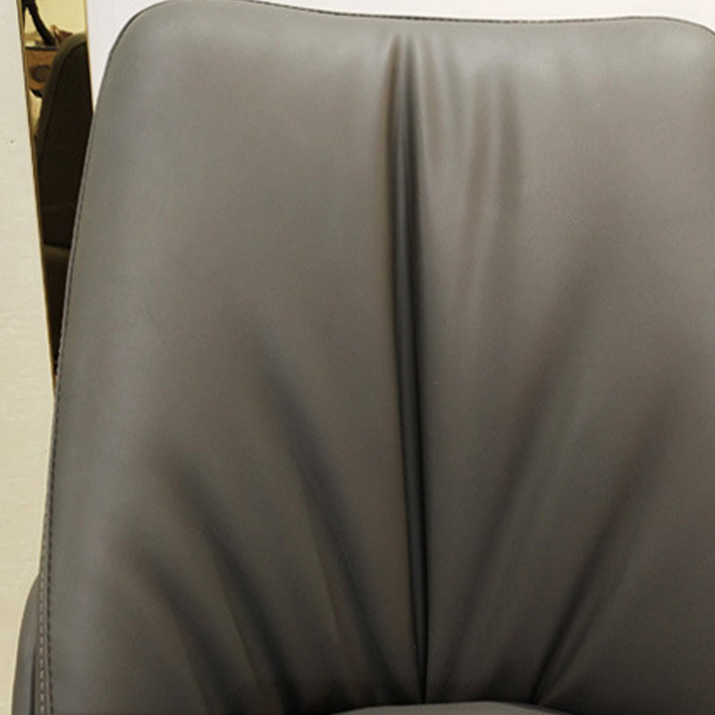 Contemporary Upholstered Dining Chairs Parsons Side Chair in Grey