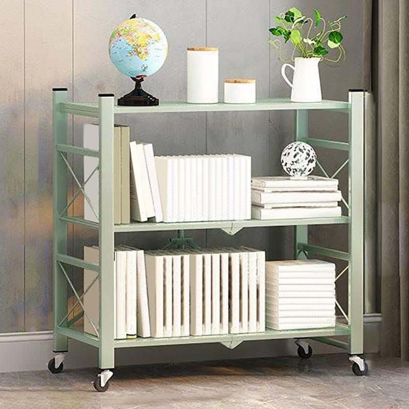 Modern Metal Etagere Shelf Bookcase Open Book Shelf for Study Room
