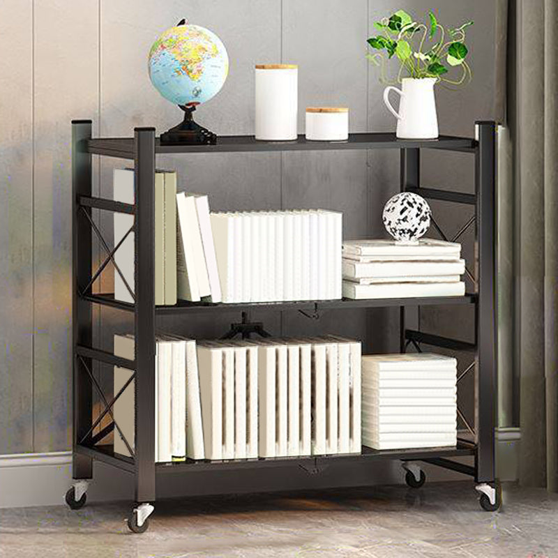 Modern Metal Etagere Shelf Bookcase Open Book Shelf for Study Room