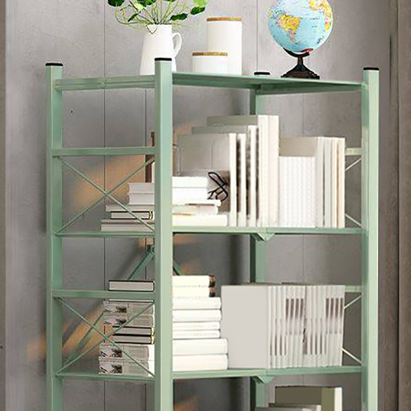 Modern Metal Etagere Shelf Bookcase Open Book Shelf for Study Room