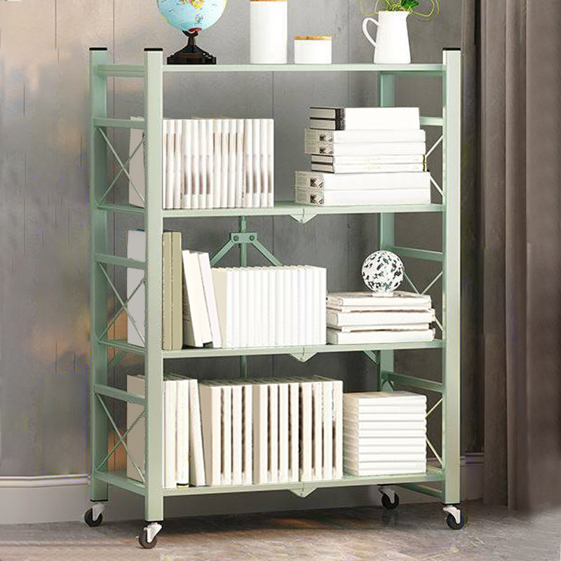 Modern Metal Etagere Shelf Bookcase Open Book Shelf for Study Room