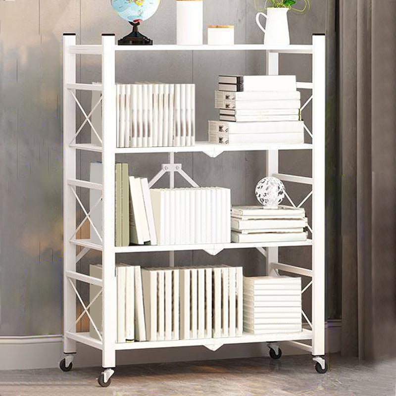 Modern Metal Etagere Shelf Bookcase Open Book Shelf for Study Room