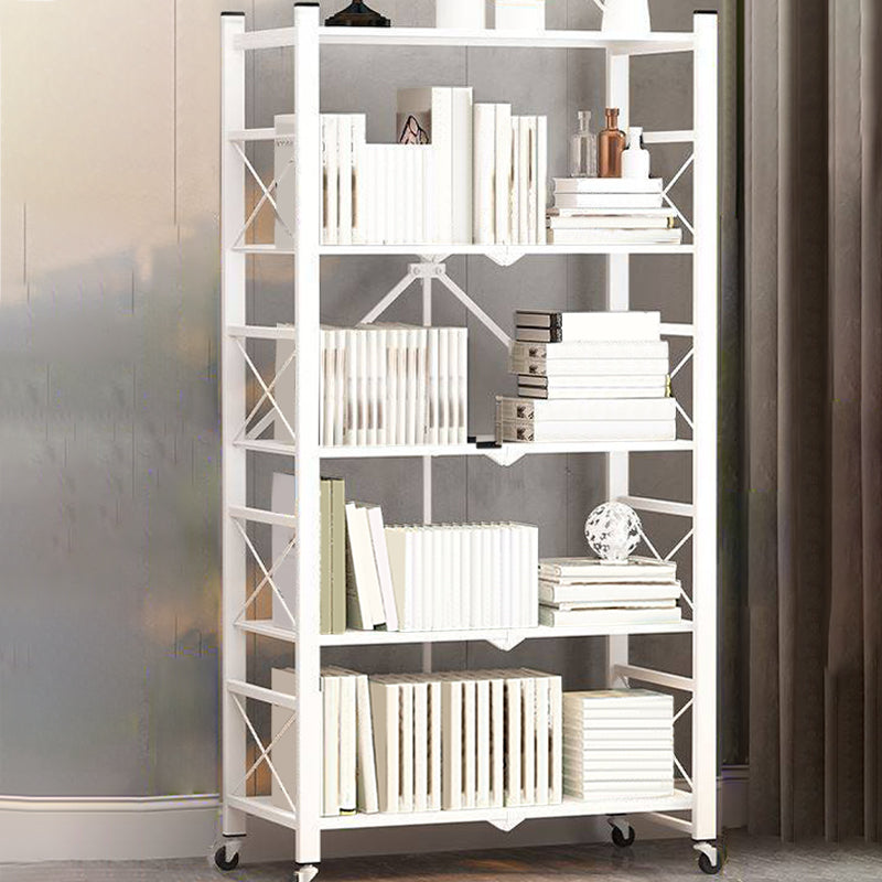 Modern Metal Etagere Shelf Bookcase Open Book Shelf for Study Room