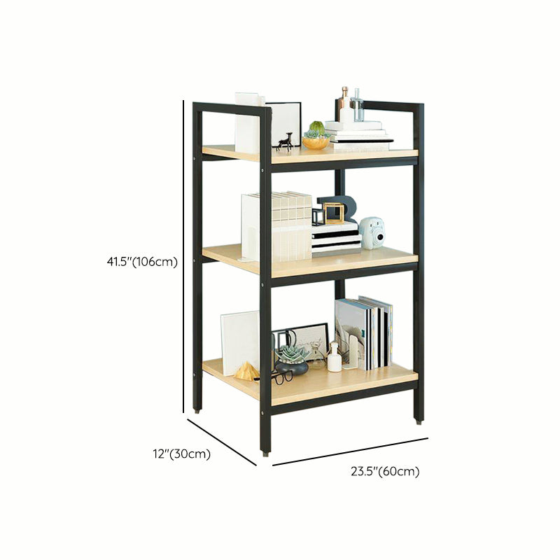 Modern Metal Etagere Shelf Bookcase Open Book Shelf for Study Room