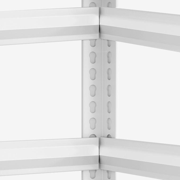 Etagere Bookshelf 15.7" H X 72" W Modern Metal Open Bookcase