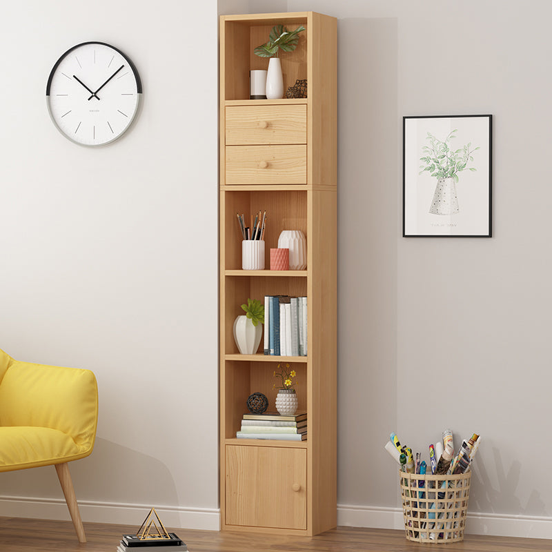 Urban Bookcase Engineered Wood Shelf Bookcase with Shelves for Living Room