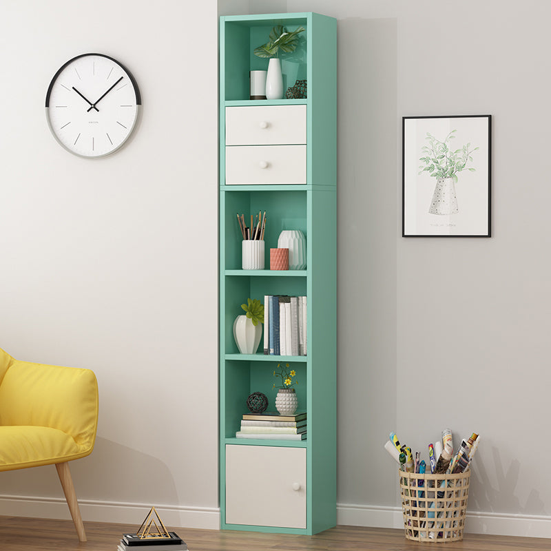 Urban Bookcase Engineered Wood Shelf Bookcase with Shelves for Living Room