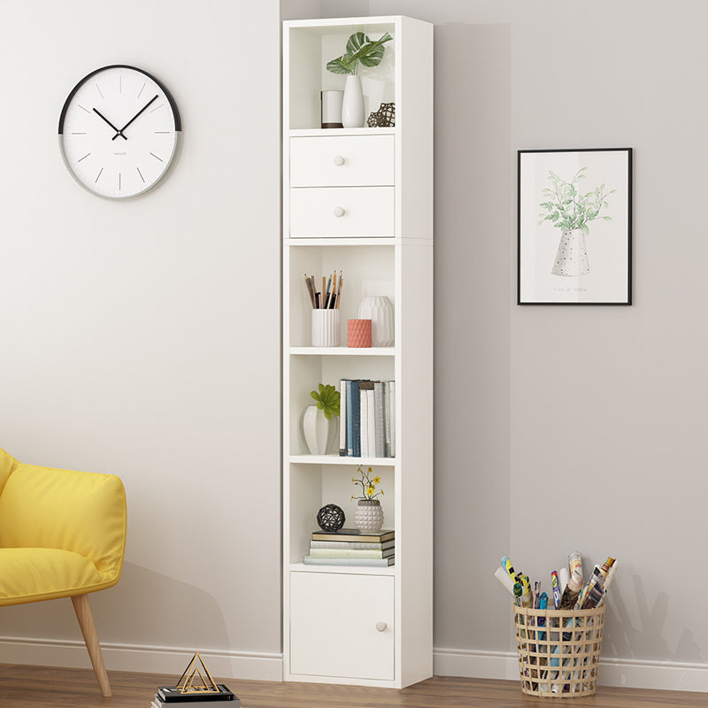 Urban Bookcase Engineered Wood Shelf Bookcase with Shelves for Living Room