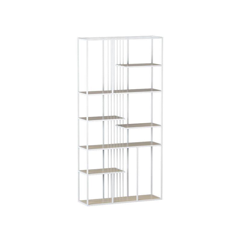 Glam Metal Bookshelf Etagere Shelf Bookcase for Study Room 78.7" H X 11.8" W
