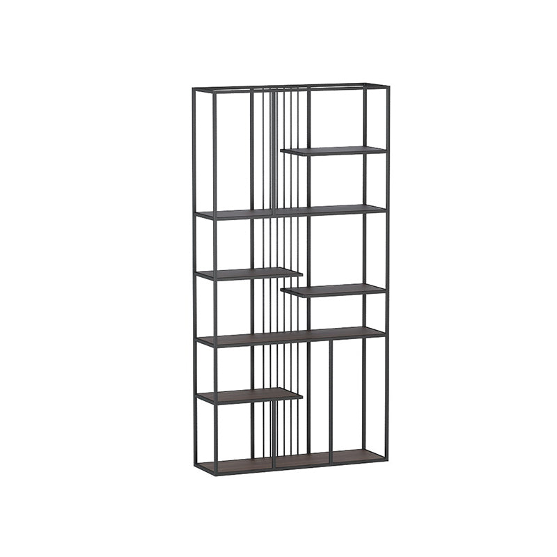 Glam Metal Bookshelf Etagere Shelf Bookcase for Study Room 78.7" H X 11.8" W