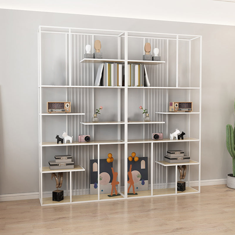 Glam Metal Bookshelf Etagere Shelf Bookcase for Study Room 78.7" H X 11.8" W