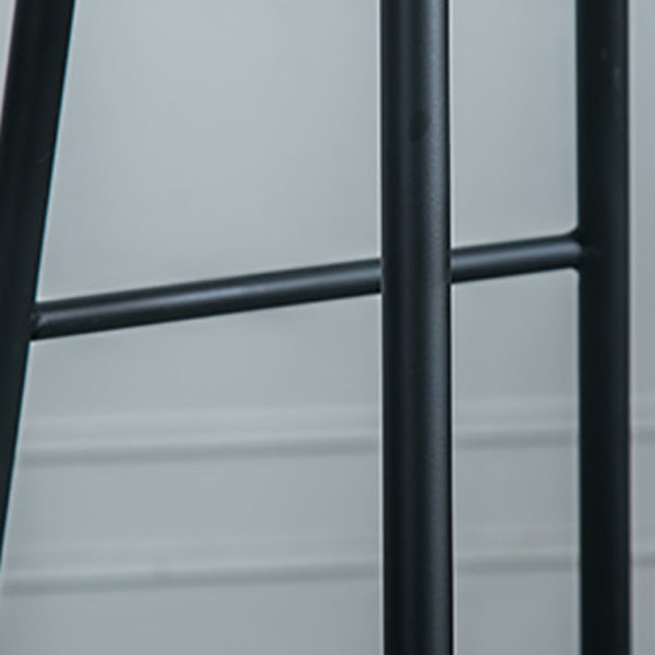 Saddle Seat Coffee Shop Bar & Counter Stool Modern Wood and Metal Dining Stool