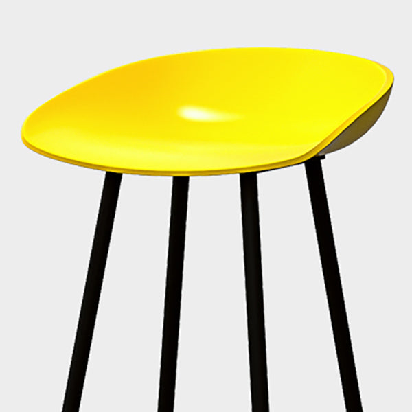 Industrial Counter Stool with Bucket Plastic Bar Stools for Restaurant