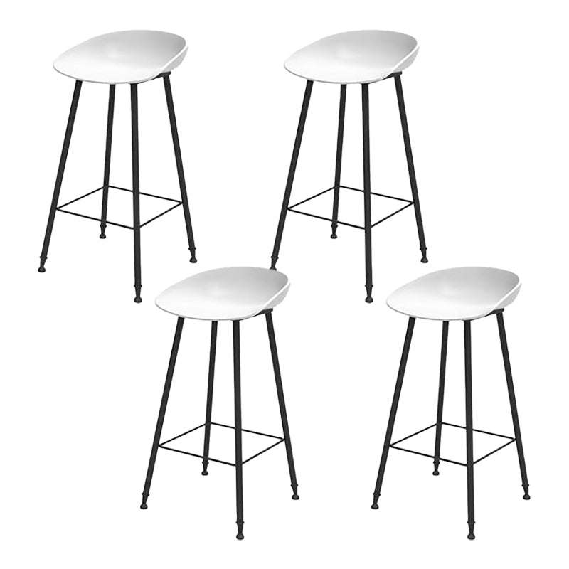 Industrial Counter Stool with Bucket Plastic Bar Stools for Restaurant