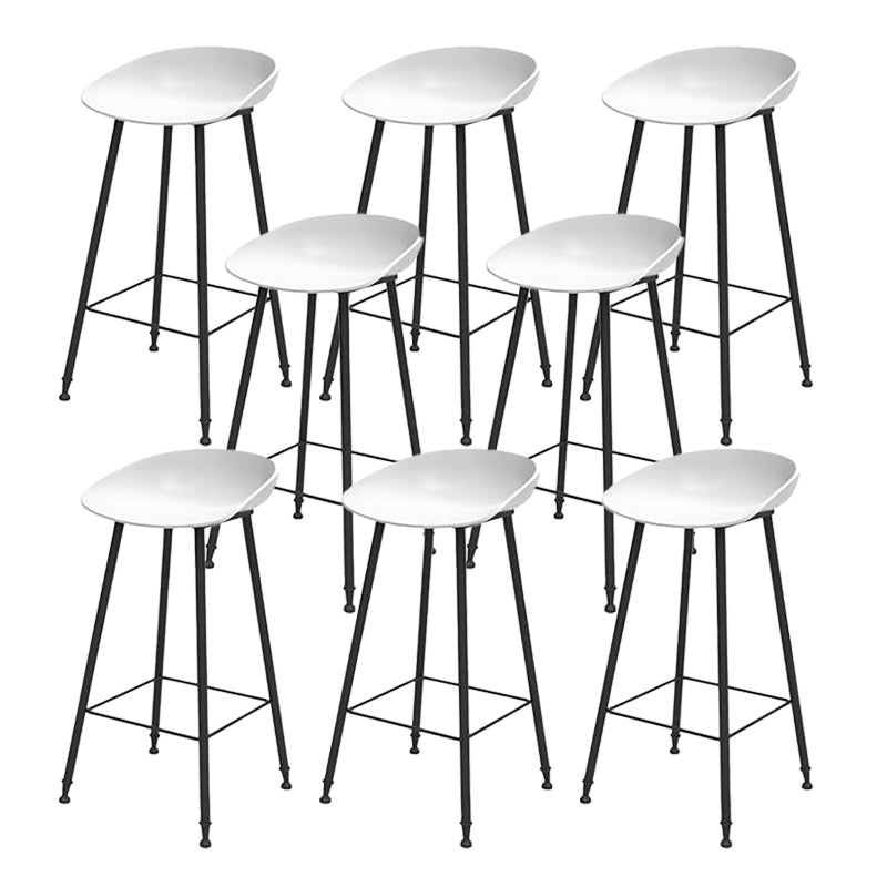 Industrial Counter Stool with Bucket Plastic Bar Stools for Restaurant