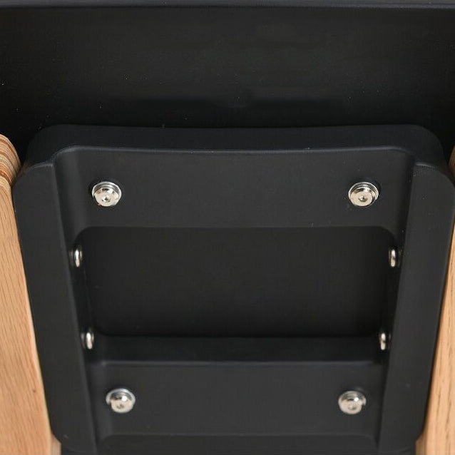 Nordic Plastic Bar-stool Bucket Seat Counter Bar Stool with Wood Legs