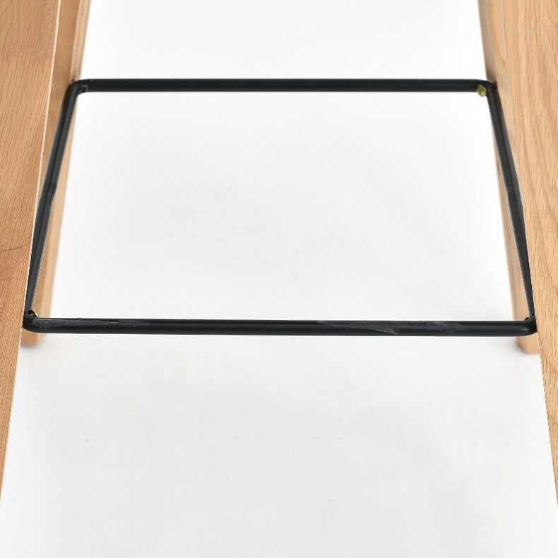 Nordic Plastic Bar-stool Bucket Seat Counter Bar Stool with Wood Legs