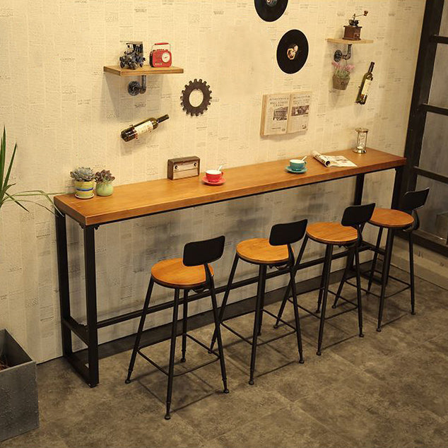 Contemporary Style Metal Bar-stool PU Leather Counter Bar Stool for Kitchen