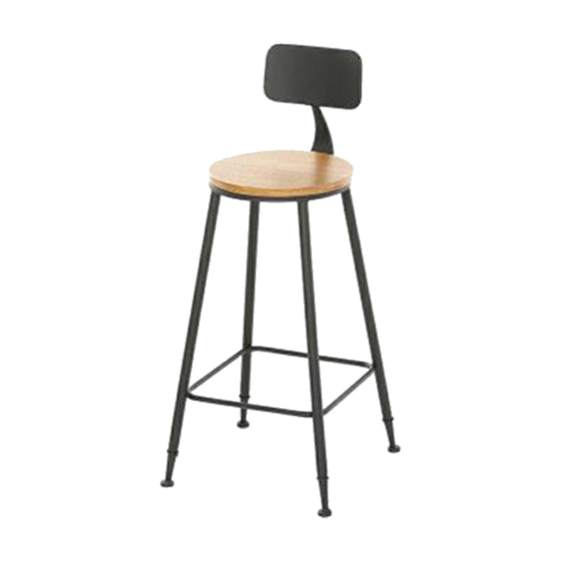 Contemporary Style Metal Bar-stool PU Leather Counter Bar Stool for Kitchen