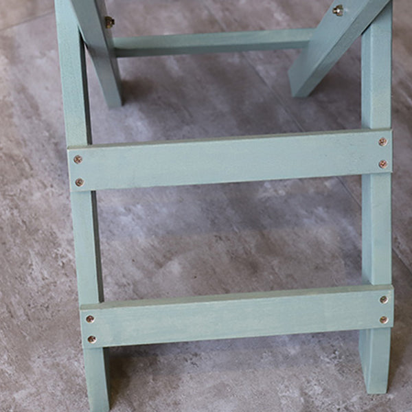 Modern Foldable Backrest Counter Chair Solid Wood Bar Chair with 4 Legs