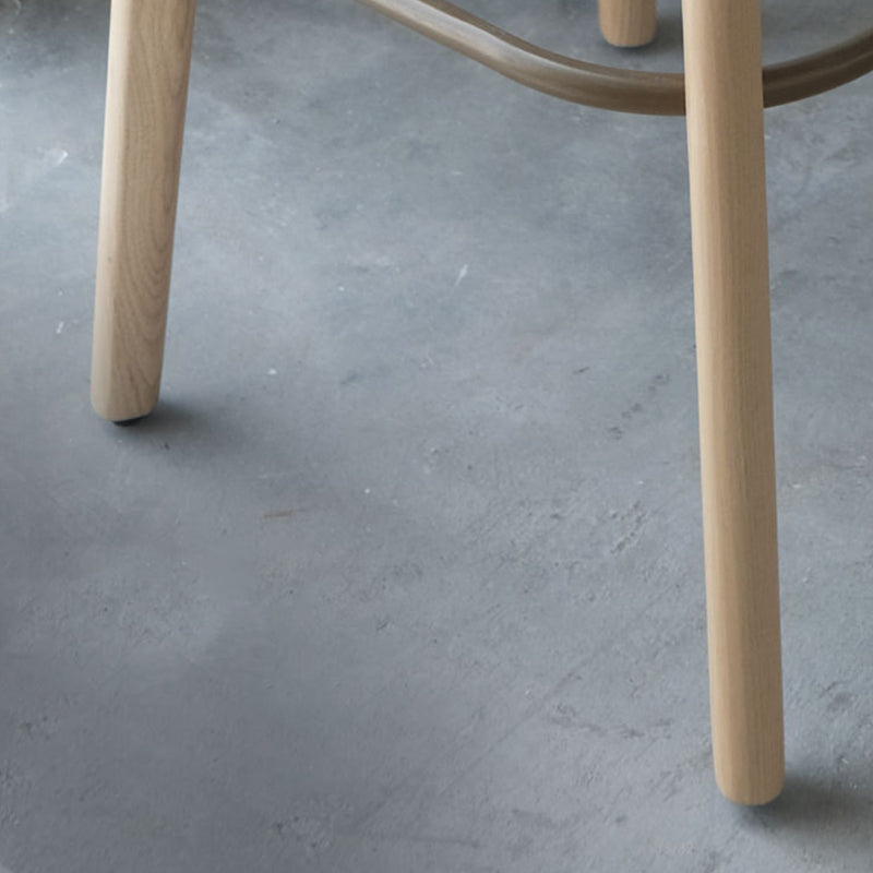 Nordic Style PU Leather Bar-stool Square Seat Counter Bar Stool with Wooden Legs