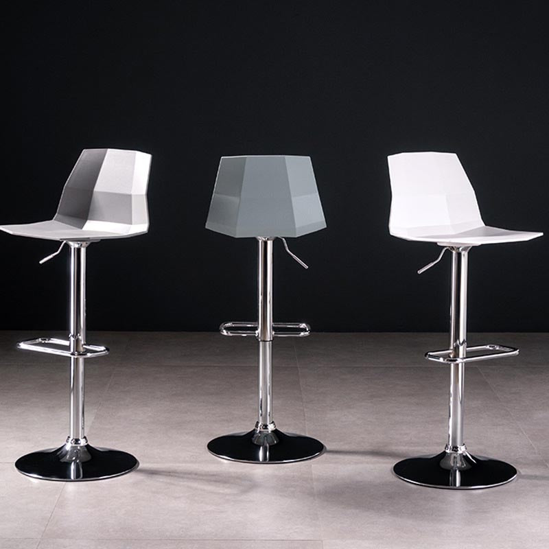 Industrial Adjustable Height Bar Stool Metal Bar Stool for Kitchen