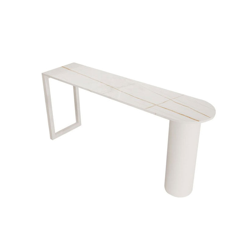 Modern Stone Bar Table Set 1/3/5 Pieces Counter Table with Backless Stools