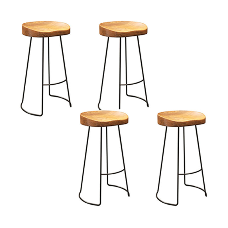 1/4/5 Pieces Modern Table Set Bar Rectangle Wood Counter Table with Backless Stools