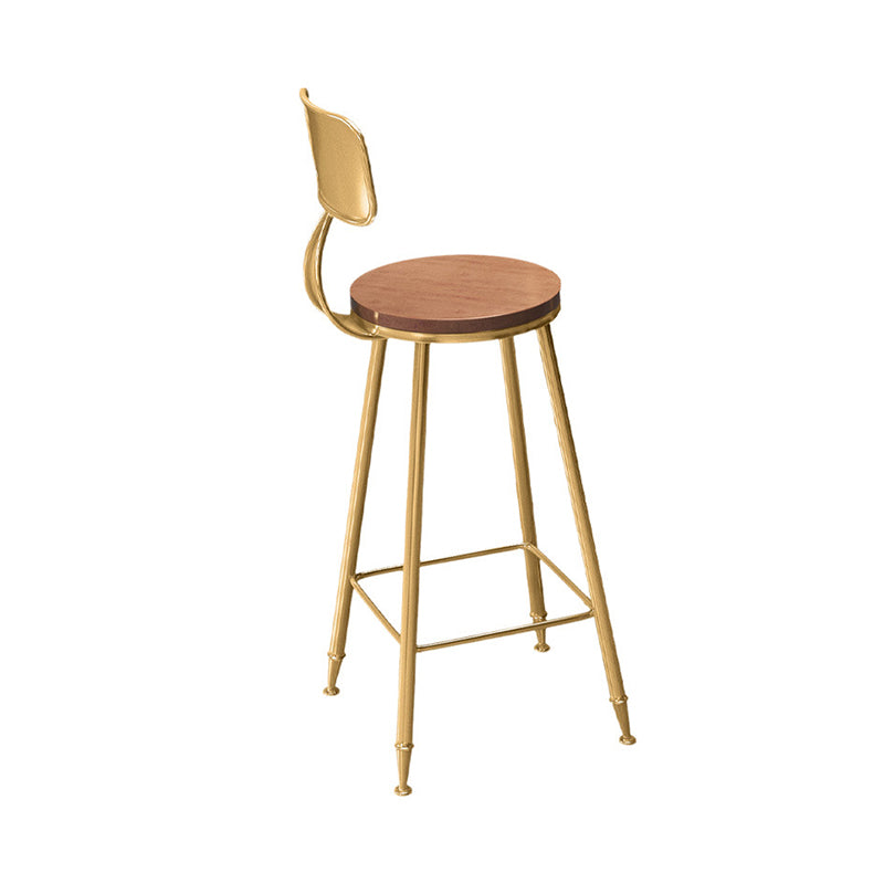 Metal Contemporary Pub Table Set 1/2/3/4 Pieces Bar Set with Upholstered Stools