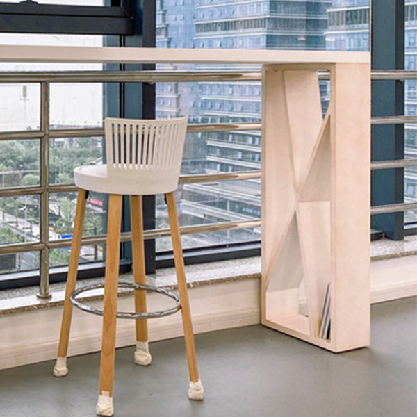 White Table and Stool Set 1/2/3 Pieces Modern Bar Table and Stools