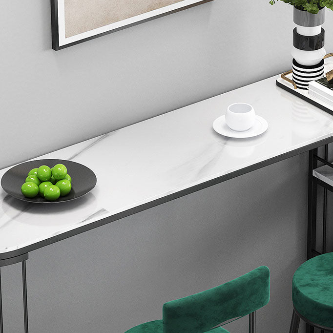 Industrial Style Bar Table Set 1/3 Pieces Stone Fixed Counter Table Set