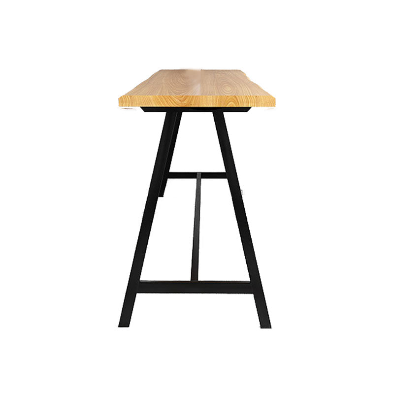 Industrial Style Bar Table Set 1/2/9 Pieces Rectangle Solid Wood Counter Set