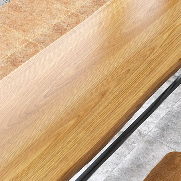 Industrial Style Bar Table Set 1/2/9 Pieces Rectangle Solid Wood Counter Set