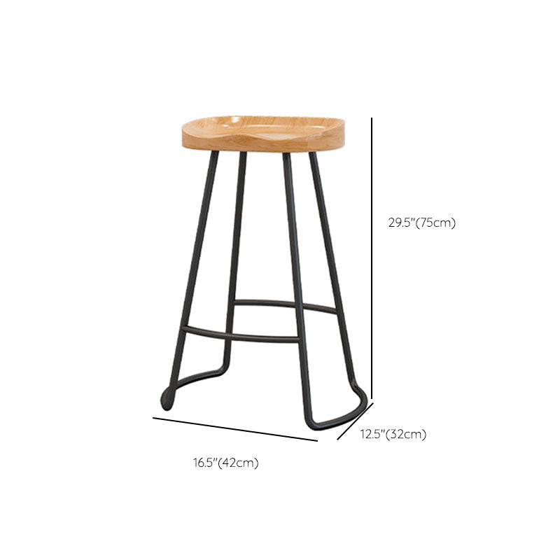 Modern Bar Table Set 1/6/11 Pieces Solid Wood Counter Table with Backless Stools