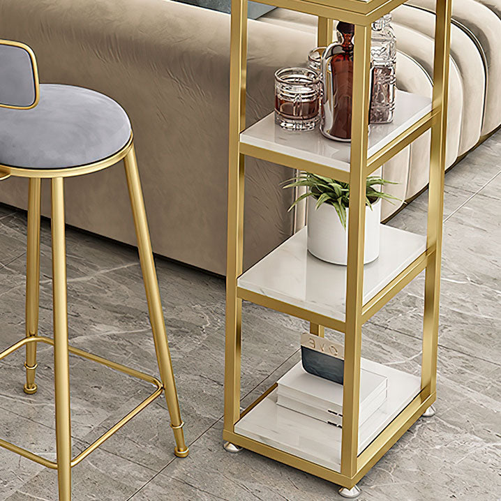 Glam Bar Stool and Table Set 1/2/3 Pieces Pub Table Set for Dining Room