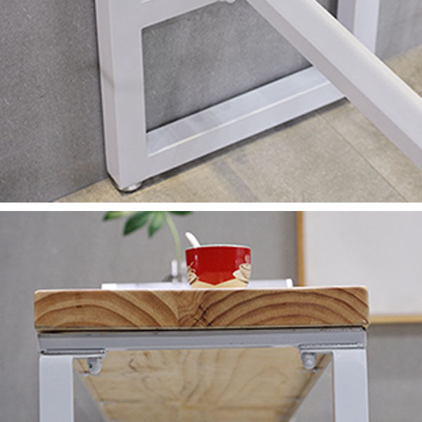 Industrial Bar Table Set 1/2/4/7 Pieces Solid Wood Counter Table Set for Indoor